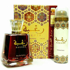 Komplekt Raghba Classic Edition By Lattafa naistele: parfüümvesi naistele, 100 ml + deodorant, 50 ml hind ja info | Naiste parfüümid | kaup24.ee