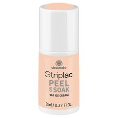 Küünelakk Alessandro Striplac Peel or Soak Ice Cream, 8ml цена и информация | Лаки для ногтей, укрепители для ногтей | kaup24.ee