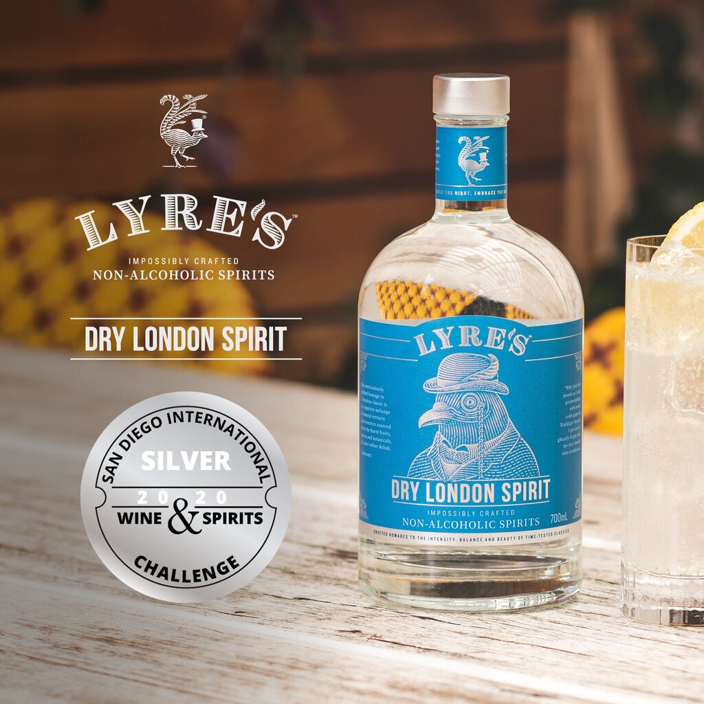 Alkoholivaba džinn Dry London Spirit Lyre's, 700 ml цена и информация | Mittealkohoolsed joogid | kaup24.ee