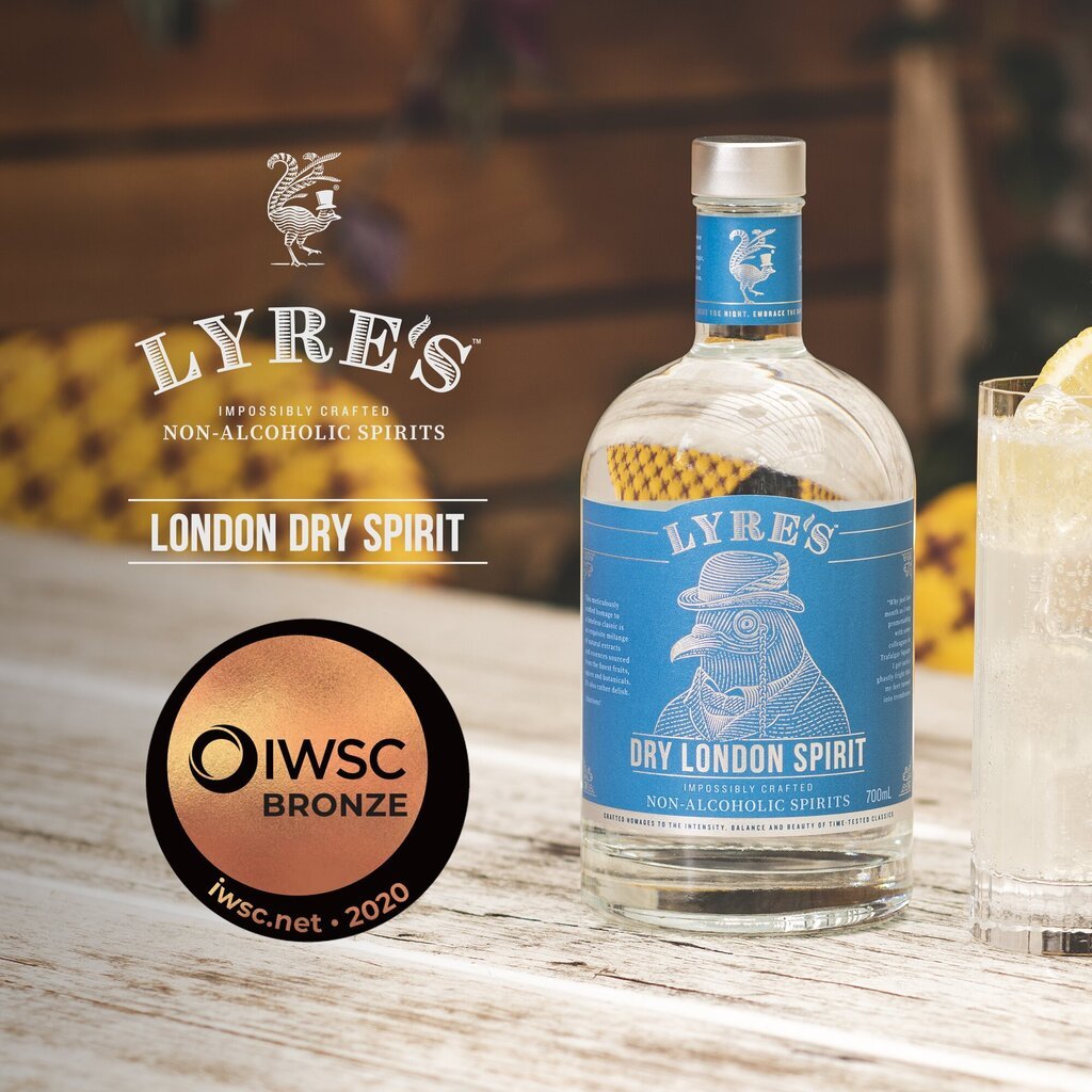 Alkoholivaba džinn Dry London Spirit Lyre's, 700 ml цена и информация | Mittealkohoolsed joogid | kaup24.ee