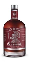 Alkoholivaba liköör Italian Orange Lyre's, 700 ml hind ja info | Mittealkohoolsed joogid | kaup24.ee