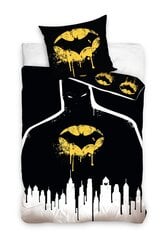 Laste voodipesukomplekt Batman 140x200, 2-osaline hind ja info | Beebide ja laste voodipesu | kaup24.ee