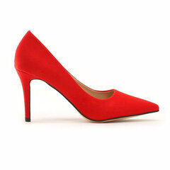Kõrge kontsaga kingad, punane hind ja info | Naiste kingad | kaup24.ee