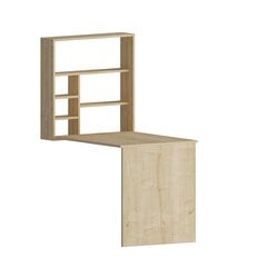 Стол Kalune Design 550 (II), 154,2 см, светло-коричневый цена и информация | Компьютерные, письменные столы | kaup24.ee