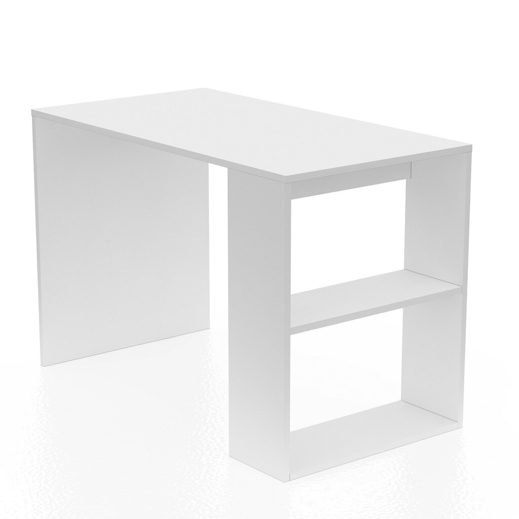 Kirjutuslaud Kalune Design 598, valge hind ja info | Arvutilauad, kirjutuslauad | kaup24.ee