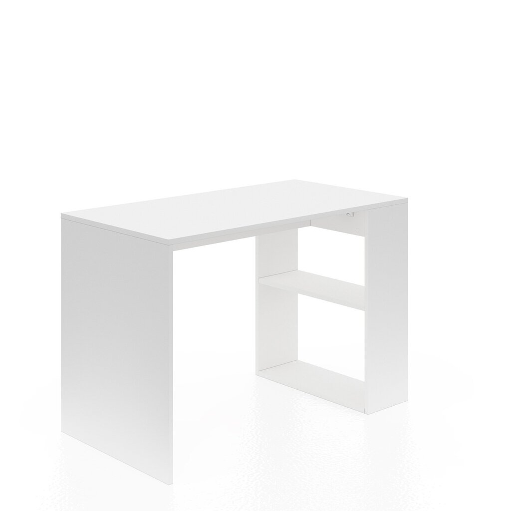 Kirjutuslaud Kalune Design 598, valge hind ja info | Arvutilauad, kirjutuslauad | kaup24.ee
