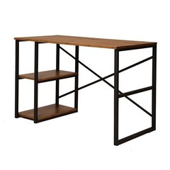Письменный стол Kalune Design 570 (II), коричневый/черный цена и информация | Компьютерные, письменные столы | kaup24.ee