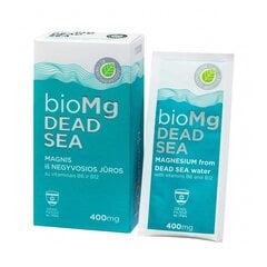 Порошок BIO MG DEAD SEA + VIT B6 AND B12, 7 шт. цена и информация | Витамины, пищевые добавки, препараты для иммунитета | kaup24.ee