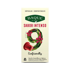 Cafe Baque Intense flavour Nespresso®*-ga ühilduvad komposteeritavad kohvikapslid, 10 kapslit hind ja info | Kohv, kakao | kaup24.ee