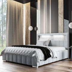 Кровать Selsey Foenum, 180x200 см, серая цена и информация | Кровати | kaup24.ee