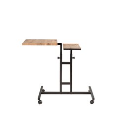 Компьютерный стол для ноутбука Kalune Design 863 (I), светло-коричневый/черный цена и информация | Компьютерные, письменные столы | kaup24.ee