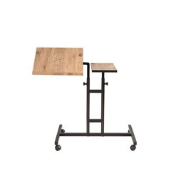 Компьютерный стол для ноутбука Kalune Design 863 (I), светло-коричневый/черный цена и информация | Компьютерные, письменные столы | kaup24.ee