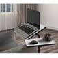 Arvutilaud Kalune Design 863 (II) sülearvutile, valge/must цена и информация | Arvutilauad, kirjutuslauad | kaup24.ee