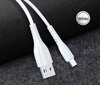 USB/MicroUSB kaabel USAMS,valge, 100cm цена и информация | Mobiiltelefonide kaablid | kaup24.ee