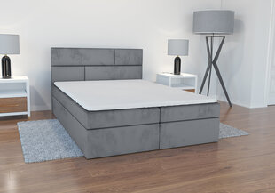 Кровать Kanada 160x200 см, серая цена и информация | Кровати | kaup24.ee