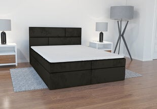 Кровать Kanada 160x200 см, темно-серая цена и информация | Кровати | kaup24.ee