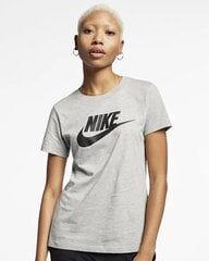 Nike naiste T-särk NSW TEE ESSNTL ICON FUTUR, hall hind ja info | Naiste T-särgid, topid | kaup24.ee