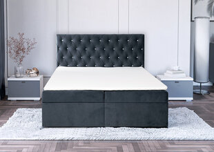 Кровать Isabelle 160x200 см, серая цена и информация | Кровати | kaup24.ee
