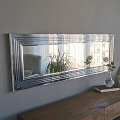 Зеркало Kalune Design 2124, серебристое цена и информация | Подвесные зеркала | kaup24.ee
