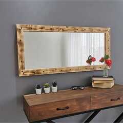 Зеркало Kalune Design 2132, коричневое цена и информация | Подвесные зеркала | kaup24.ee