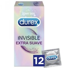 Презервативы Durex Invisible Extra Thin / Sensitive цена и информация | Презервативы | kaup24.ee