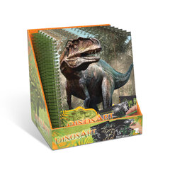 Loominguline raamat Dinos Art Scratch & Sketch, 15201 hind ja info | Arendavad mänguasjad | kaup24.ee