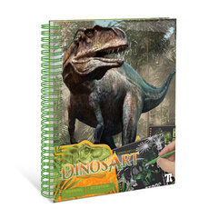 Творческая книга Dinos Art Scratch & Sketch, 15201 цена и информация | Развивающие игрушки и игры | kaup24.ee