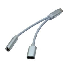 Audio Adapter USB C tüüp hind ja info | Mobiiltelefonide kaablid | kaup24.ee
