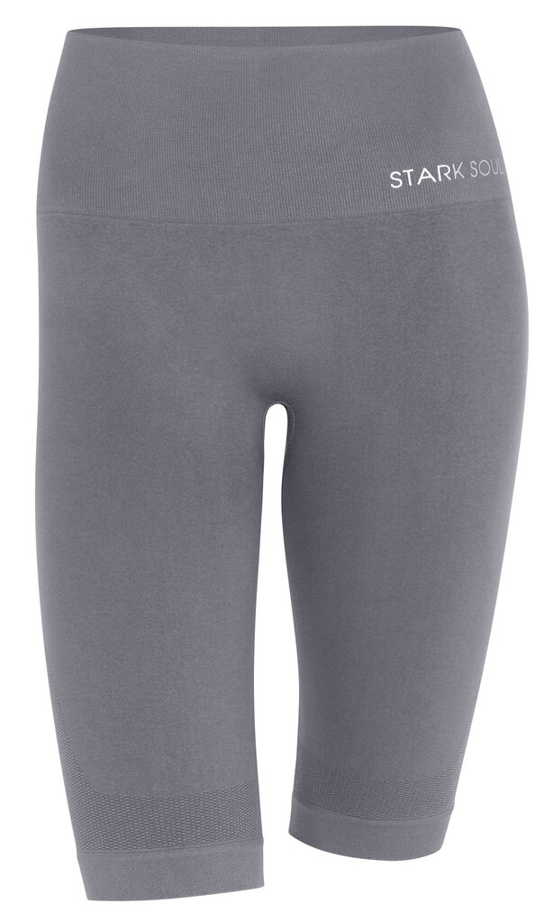 Stark Soul® naiste õmblusteta lühikesed püksid kõrge vöökohaga jalgrattasõiduks, hallid hind ja info | Naiste spordiriided | kaup24.ee
