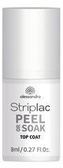 Bерхневой слой Striplac Alessandro Striplac Peel or Soak Top Coat, 8 мл цена и информация | Лаки для ногтей, укрепители для ногтей | kaup24.ee