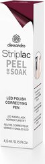 Корректирующий карандаш Alessandro Striplac Peel or Soak Polish Correcting Pen, 4.5мл цена и информация | Средства для маникюра и педикюра | kaup24.ee