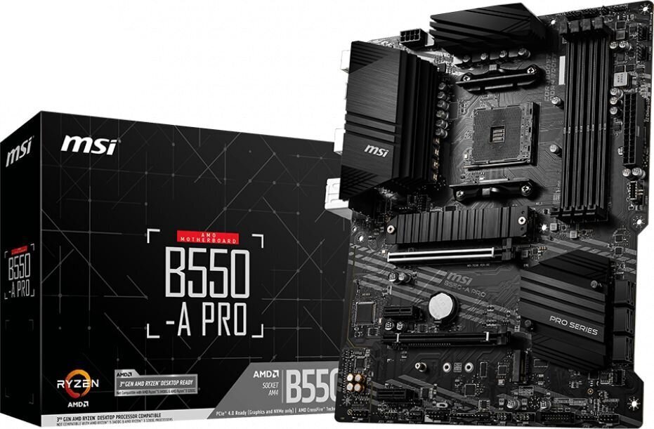 MSI B550-A Pro hind ja info | Emaplaadid | kaup24.ee