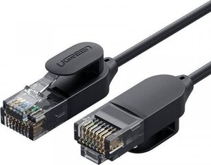 Сетевой кабель Ugreen NW122 RJ45, Cat.6A, UTP, 2 м, черный цена и информация | Кабели и провода | kaup24.ee