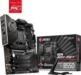 MSI Meg B550 Unify цена и информация | Материнские платы	 | kaup24.ee