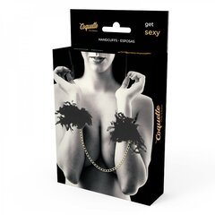Сексуальные наручники с перьями Coquette цена и информация | БДСМ и фетиш | kaup24.ee