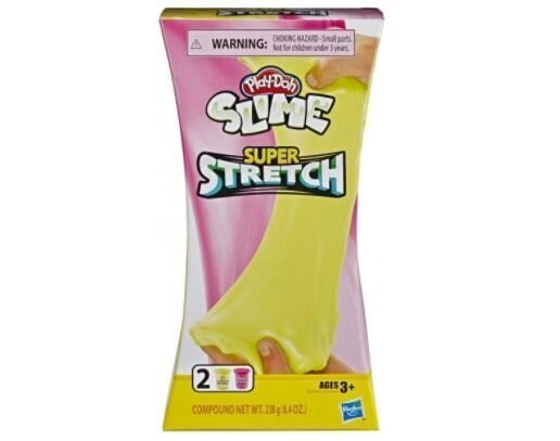 Lima komplekt Hasbro Play-Doh Slime Super Stretch, 2 tk. hind ja info | Kunstitarbed, voolimise tarvikud | kaup24.ee