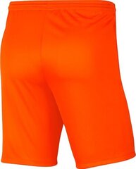 Poiste lühikesed püksid Nike JR Park III Knit shorty 819, oranž hind ja info | Poiste lühikesed püksid | kaup24.ee