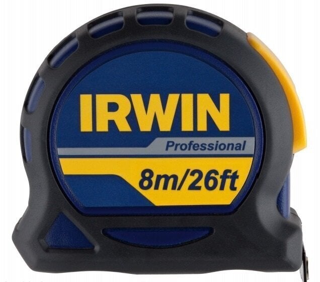 Mõõdulint „IRWIN" PROFESSIONAL 8 m, blist цена и информация | Käsitööriistad | kaup24.ee