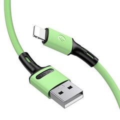 USB/Lightning кабель USAMS, зеленый, 100 см цена и информация | Кабели для телефонов | kaup24.ee