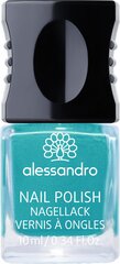 Лак для ногтей Alessandro Nail Polish Ocean Blue, 10 мл цена и информация | Лаки для ногтей, укрепители для ногтей | kaup24.ee