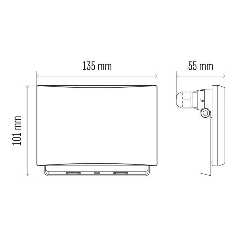 LED prožektor TAMBO 20W(170W) 1600 lm NW hind ja info | Taskulambid, prožektorid | kaup24.ee