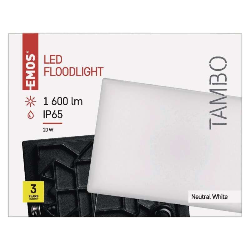 LED prožektor TAMBO 20W(170W) 1600 lm NW hind ja info | Taskulambid, prožektorid | kaup24.ee