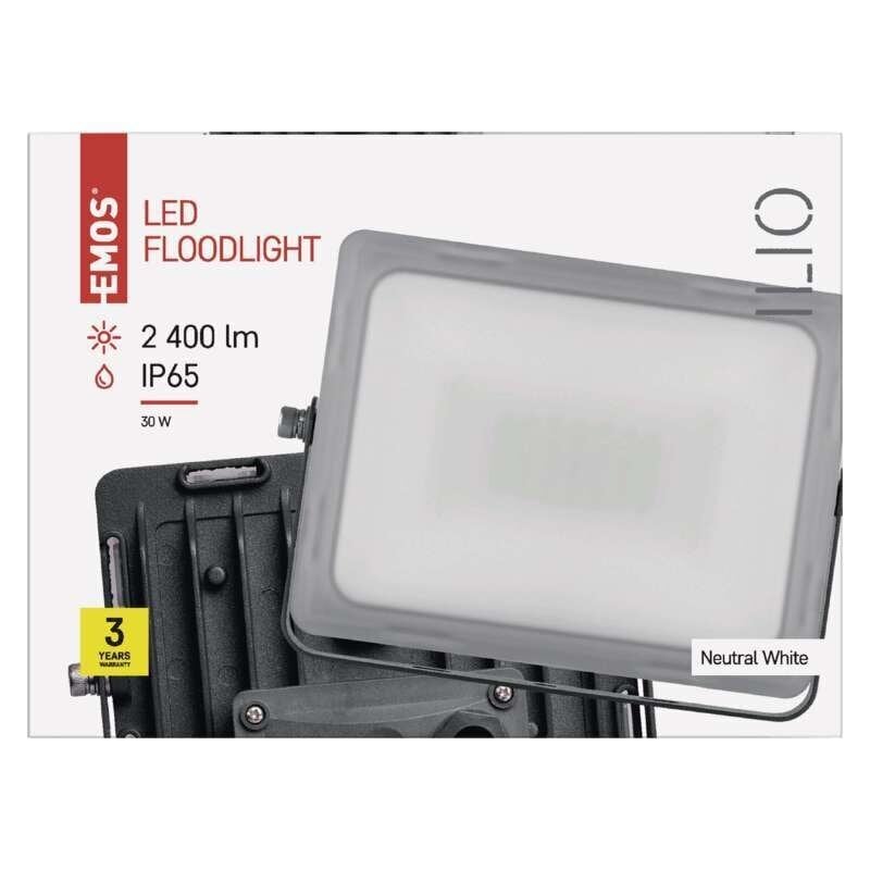 LED prožektor ILIO 30W(260W) 2400 lm NW hind ja info | Taskulambid, prožektorid | kaup24.ee