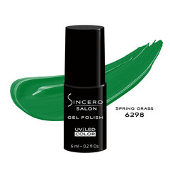 Geelküünlakk "Sincero Salon", 6 ml, Spring grass, 6298 hind ja info | Küünelakid, küünetugevdajad | kaup24.ee