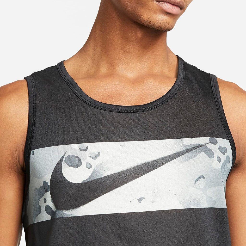 Nike T-särgid Meeste M NK Leg Tank Sw Camo Black hind ja info | Meeste T-särgid | kaup24.ee