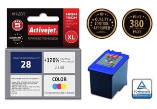 Activejet 28 C8728A suurendas mahutavust, värvi hind ja info | Tindiprinteri kassetid | kaup24.ee