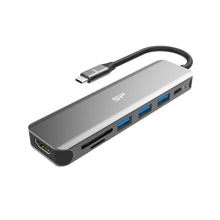 Silicon Power SPU3C07DOCSU200G цена и информация | USB jagajad, adapterid | kaup24.ee