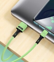 Кабель USB/Type-C USAMS, зеленый, 100 см цена и информация | Кабели для телефонов | kaup24.ee