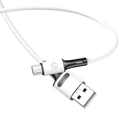 Kaabel USB/Type-C USAMS, valge, 100cm цена и информация | Кабели для телефонов | kaup24.ee