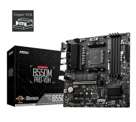 MSI B550M Pro-VDH hind ja info | Emaplaadid | kaup24.ee